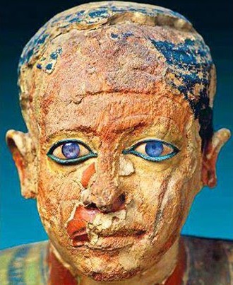 Tvár pisára Mitriho, z roku 2500 pred naším letopočtom